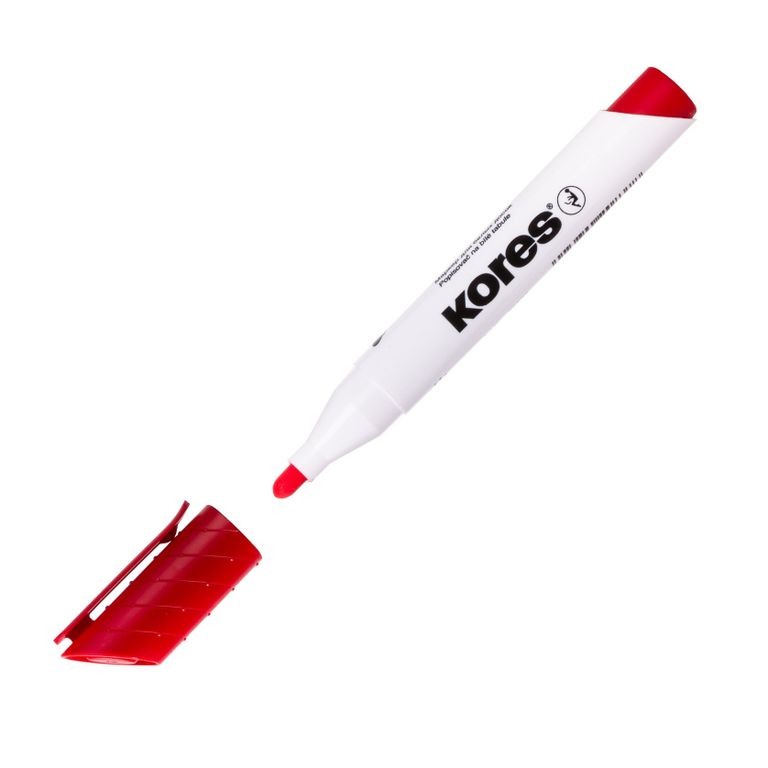 Popisovač K-Marker WB červená Kores