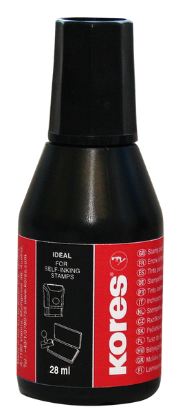 Obrázek produktu: Kores Razítková barva 28 ml - černá