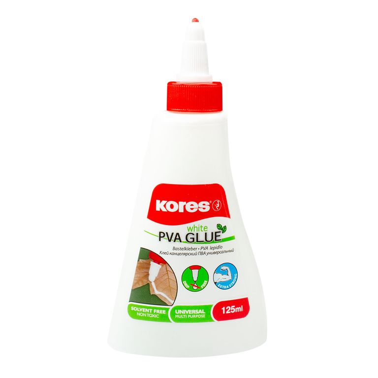 Bílé PVA lepidlo White Glue 125 g Kores