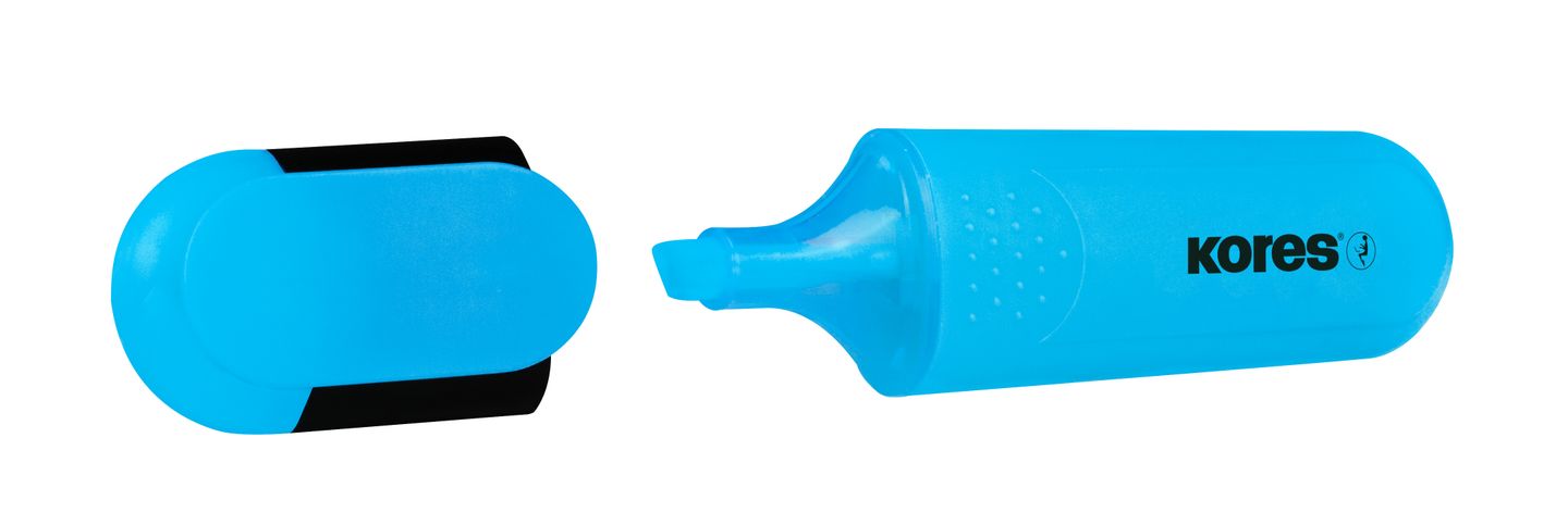 Kores Zvýrazňovač Bright Liner - modrý