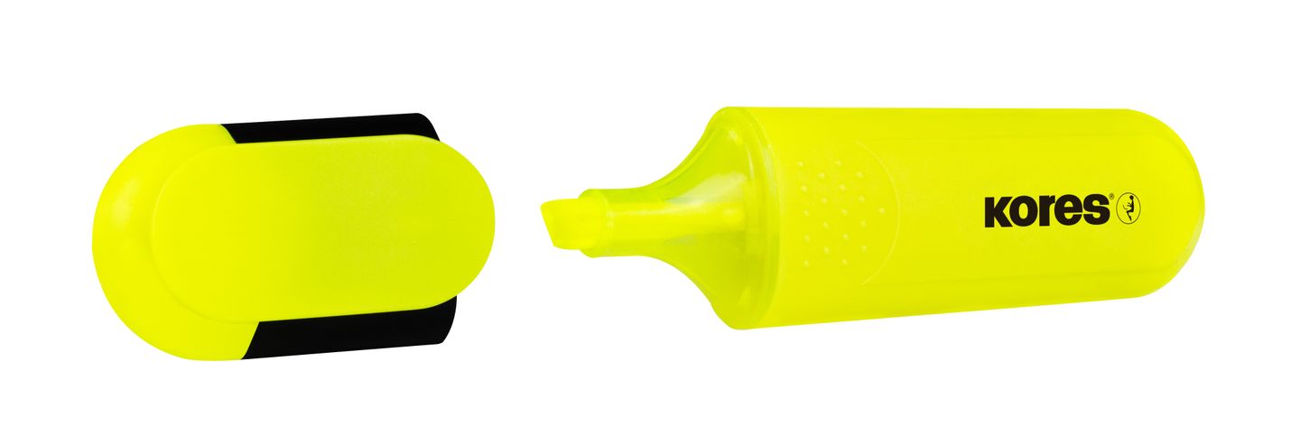 Kores Zvýrazňovač Bright Liner - žlutý