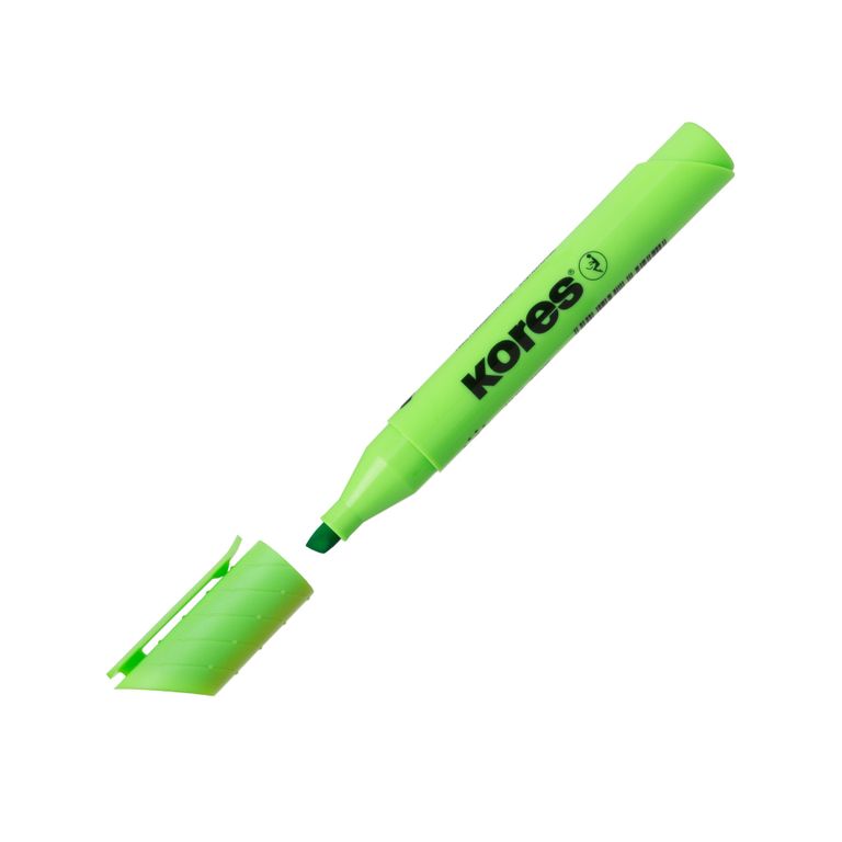 Zvýrazňovač Kores High Liner Plus zelený