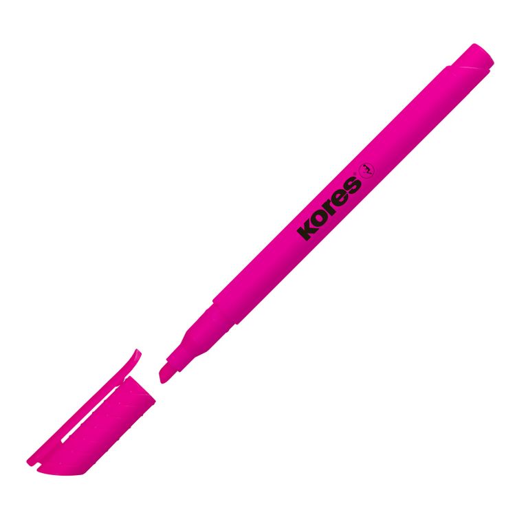 Zvýrazňovač Kores High Liner růžový