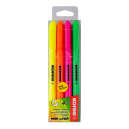 Obrázek produktu: Kores Zvýrazňovač High Liner - sada 4 barev