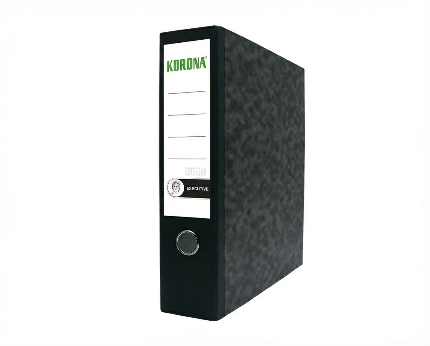 KORONA EXECUTIVE Pořadač pákový A4 8 cm - černý hřbet