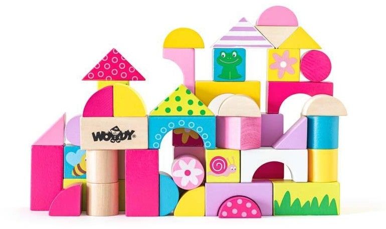 Kostky, 50 dílů - Trendy s potiskem