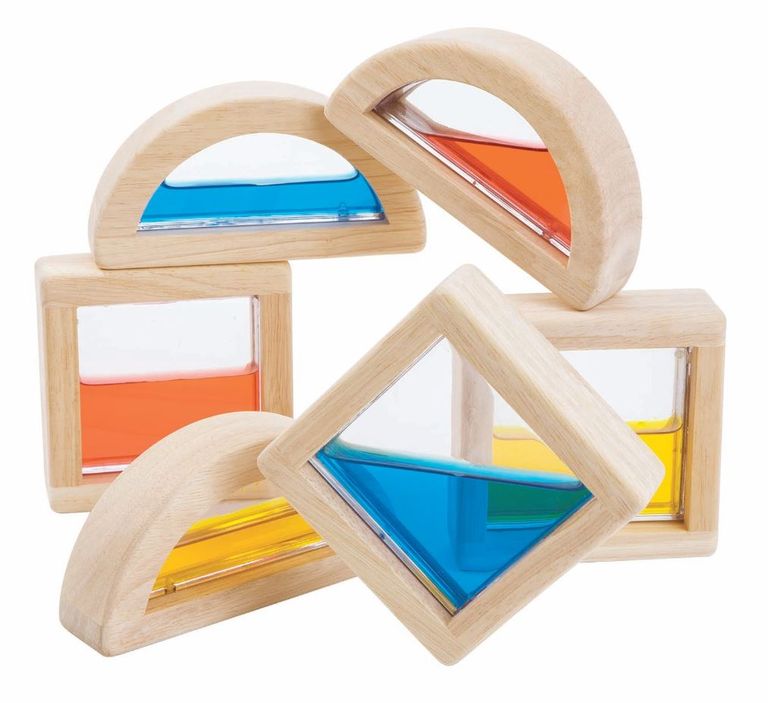 Kostky s vodou Montessori