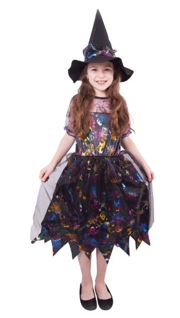 Obrázek produktu: Kostým čarodějnice - barevný S