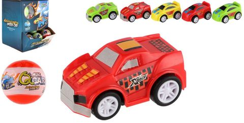 Obrázek produktu: Koule s překvapením auto 5 cm na zpětné natažení, mix druhů