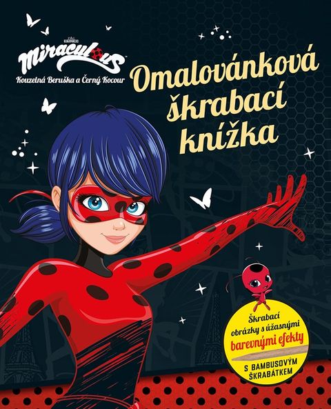 Obrázek produktu: Kouzelná Beruška a Černý Kocour - Omalovánková škrabací knížka