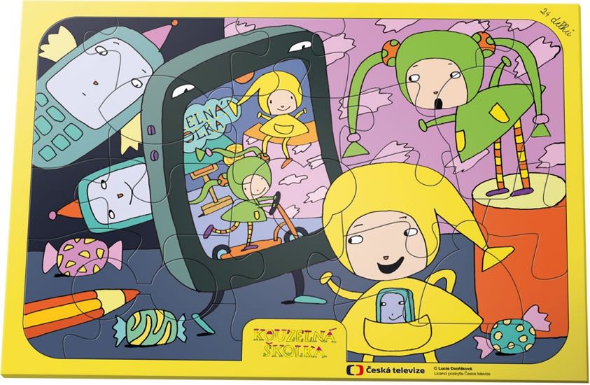 Kouzelná školka - Puzzle A4