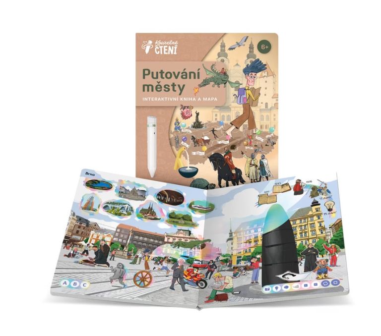 Kniha Putování městy (s mapou) ALBI