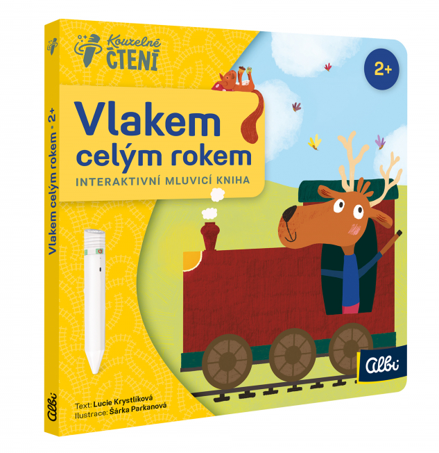 Kouzelné čtení - Leporelo Vlakem celým rokem