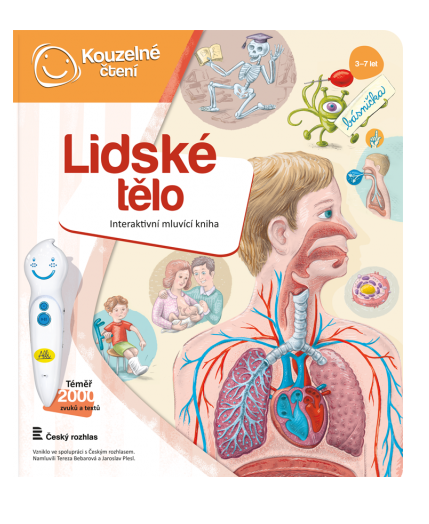 Obrázek produktu: Kouzelné čtení - Lidské tělo kniha