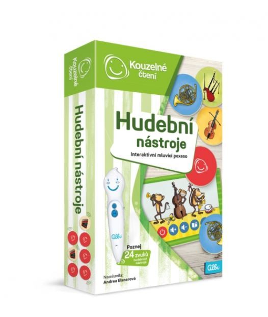 Kouzelné čtení - Hudební nástroje pexeso