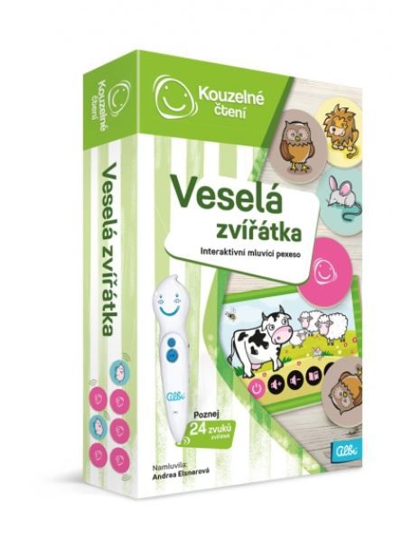 Kouzelné čtení - Veselá zvířátka pexeso