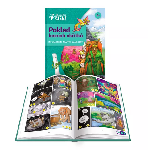 Obrázek produktu: Kouzelné čtení - Poklad lesních skřítků - Gamebook