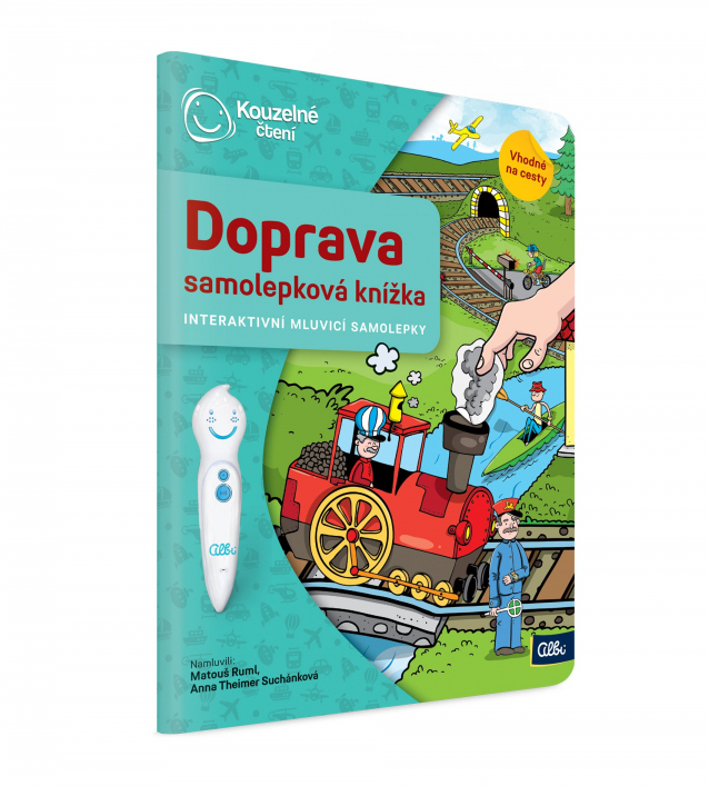 Kouzelné čtení - Samolepková knížka Doprava
