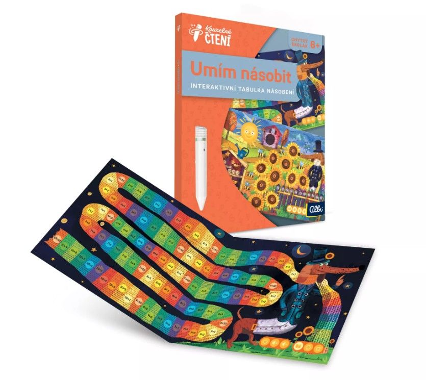 Kouzelné čtení - Umím násobit - Interaktivní tabulka