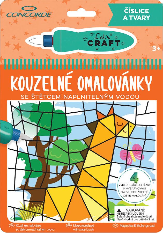 Levně Kouzelné omalovánky CONCORDE, Číslice a tvary