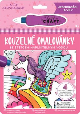 Obrázek produktu: Kouzelné omalovánky CONCORDE, Jednorožci a víly