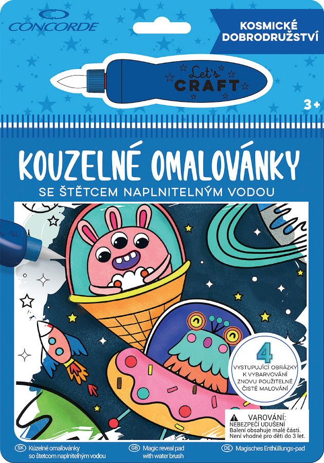 Levně Kouzelné omalovánky CONCORDE, Kosmické dobrodružství