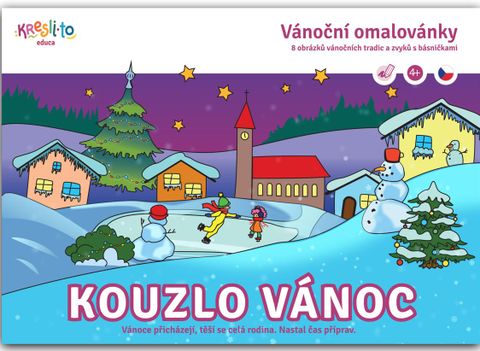 Obrázek produktu: Kouzlo Vánoc - Vánoční omalovánky