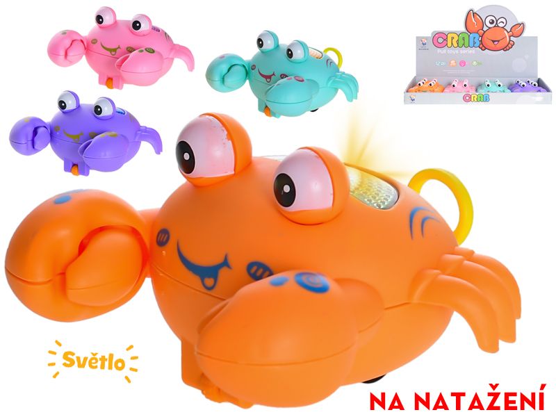 Krab 10 cm, mix 4 barev