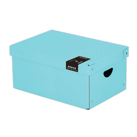 Obrázek produktu: Krabice lamino 35,5 × 24 × 16 cm PASTELINI - modrá