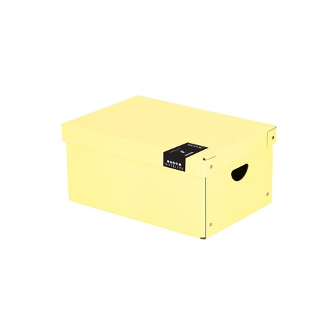 Obrázek produktu: Krabice lamino 35,5 × 24 × 16 cm PASTELINI - žlutá