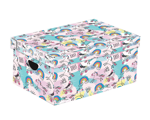 Obrázek produktu: Krabice lamino 35,5 × 24 × 16 cm - Unicorn