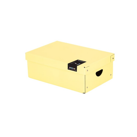 Obrázek produktu: Krabice lamino 35,5 × 24 × 9 cm PASTELINI - žlutá