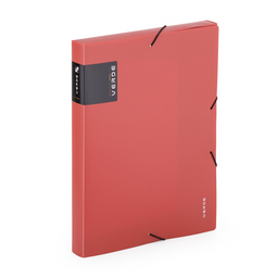 Obrázek produktu: Krabice s gumou A4 PP VERDE - cihlová