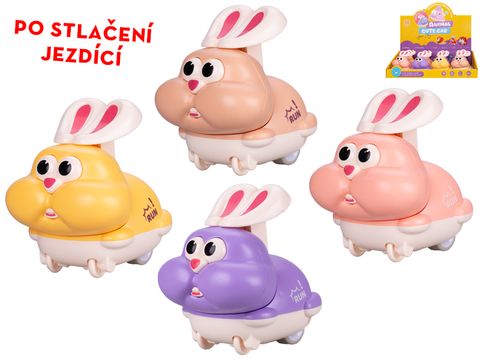 Obrázek produktu: Králíček 7 cm po stlačení jezdící, mix barev