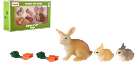 Obrázek produktu: Králík/ Králíček 3 ks s doplňky