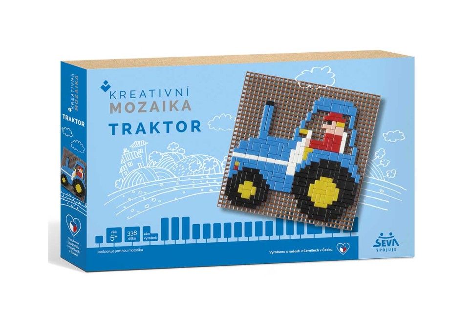Kreativní mozaika Traktor 338 dílků