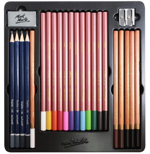 Obrázek produktu: Kreativní sada na kreslení Mont Marte, č.0020, 24 ks