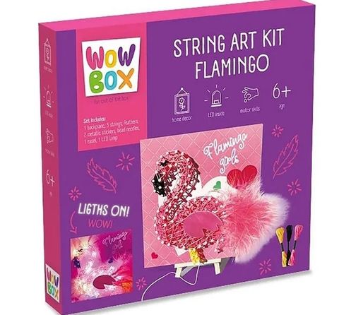 Obrázek produktu: Kreativní sada provázkový - Plameňák