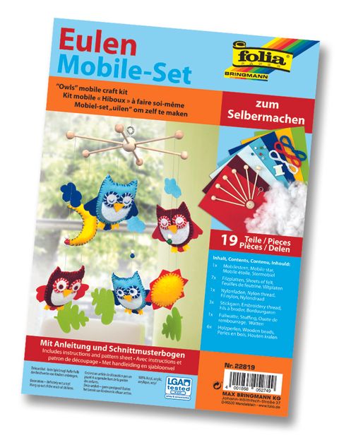 Obrázek produktu: Kreativní sada - závěsný kolotoč SOVA