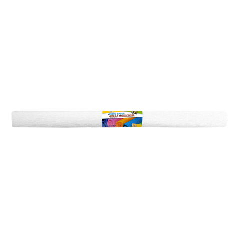Obrázek produktu: Krepový papír, 50 × 200 cm, bílý