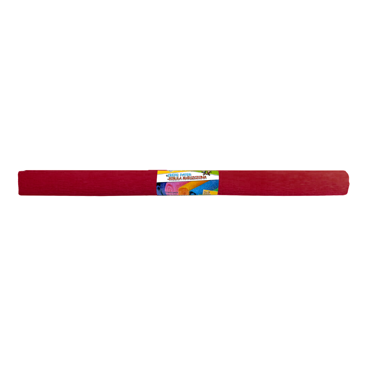 Krepový papír, 50 × 200 cm, vínový