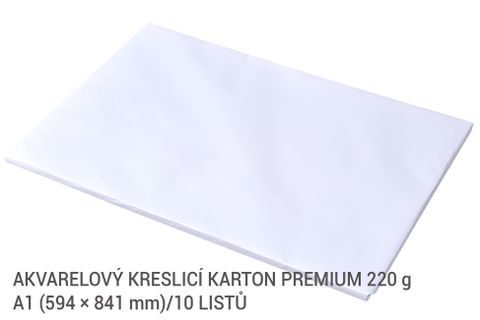 Obrázek produktu: Kreslicí karton A1 220 g - 10 ks