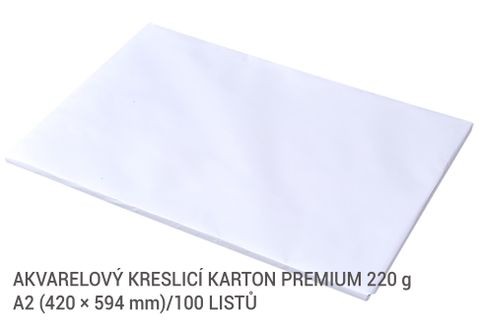 Obrázek produktu: Kreslicí karton A2 220 g - 100 ks
