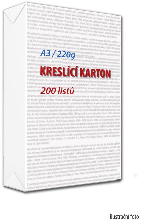 Obrázek produktu: Kreslicí karton A3 220 g - 200 ks