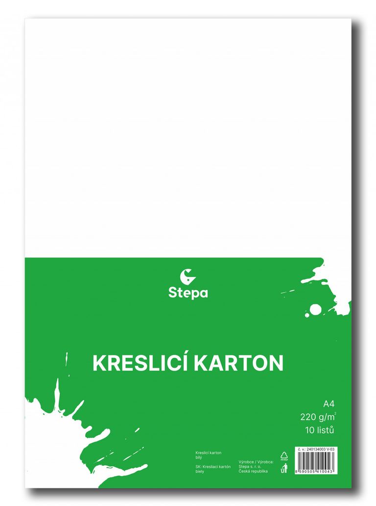 Kreslicí karton A4 220 g - 10 ks