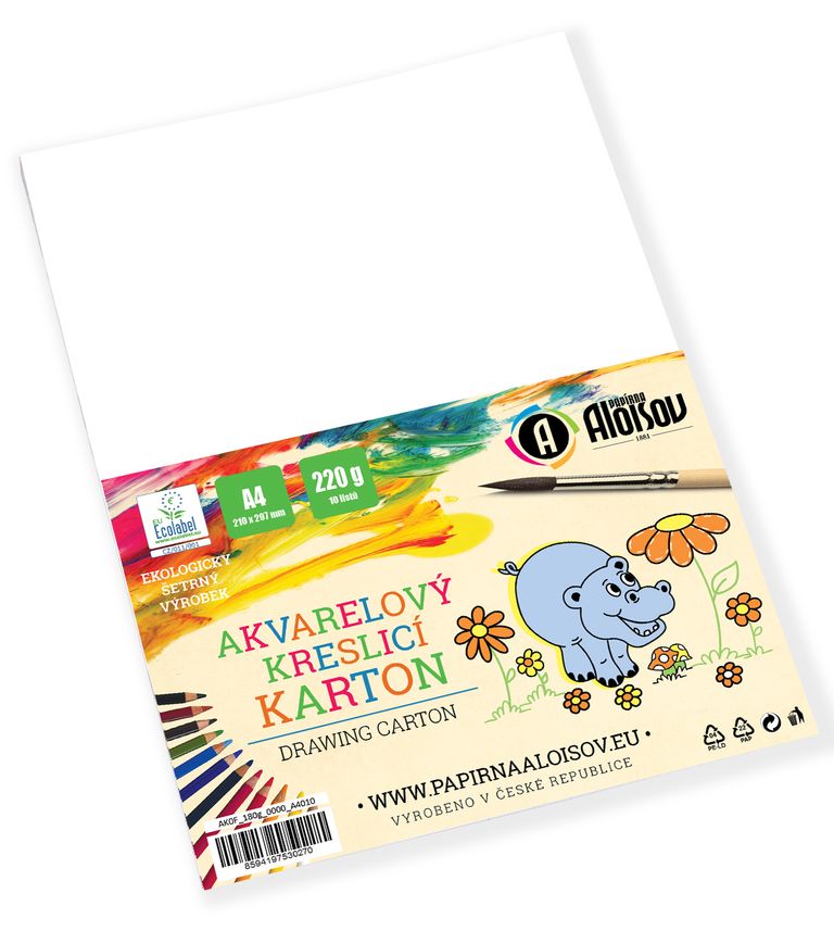 Kreslicí karton A4 220 g - 10 ks