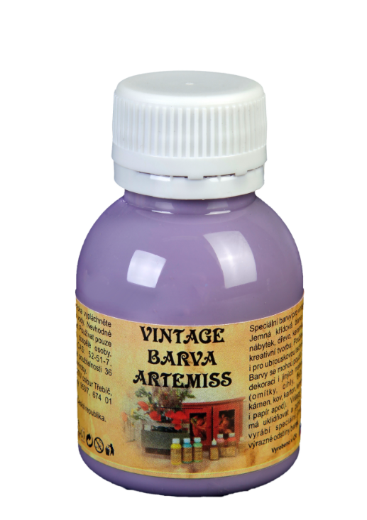Levně Křídová VINTAGE barva - fialová, 110 g