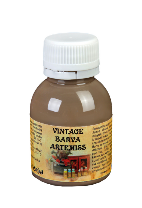Obrázek produktu: Křídová VINTAGE barva - tmavá kávová, 110 g