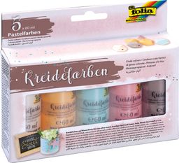 Obrázek produktu: Křídové barvy - 5 lahviček - pastelové barvy