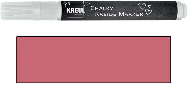 Kreul Křídový marker  Medium PŘÍJEMNÁ ČERVENÁ